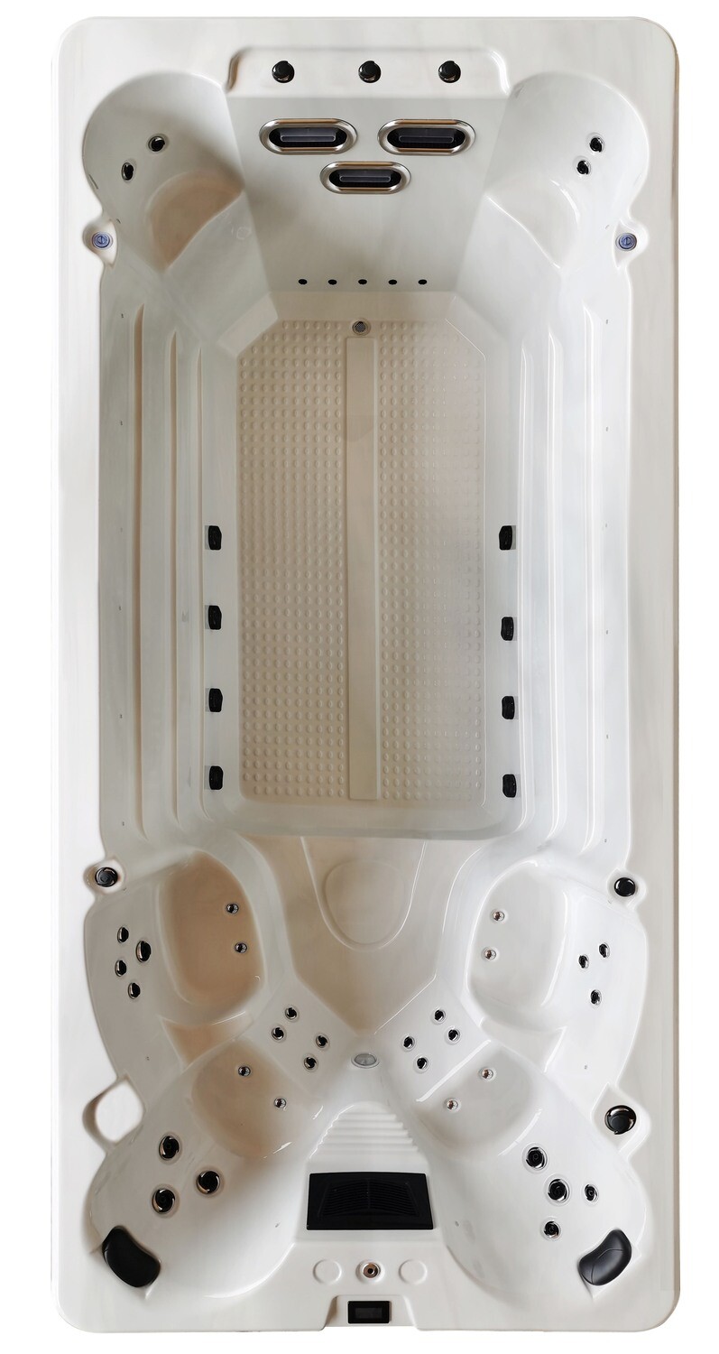 IDEALe SWIMSPA My SEA XL 526cm of 600cm h=135cm of 155cm half inbouw of opbouw