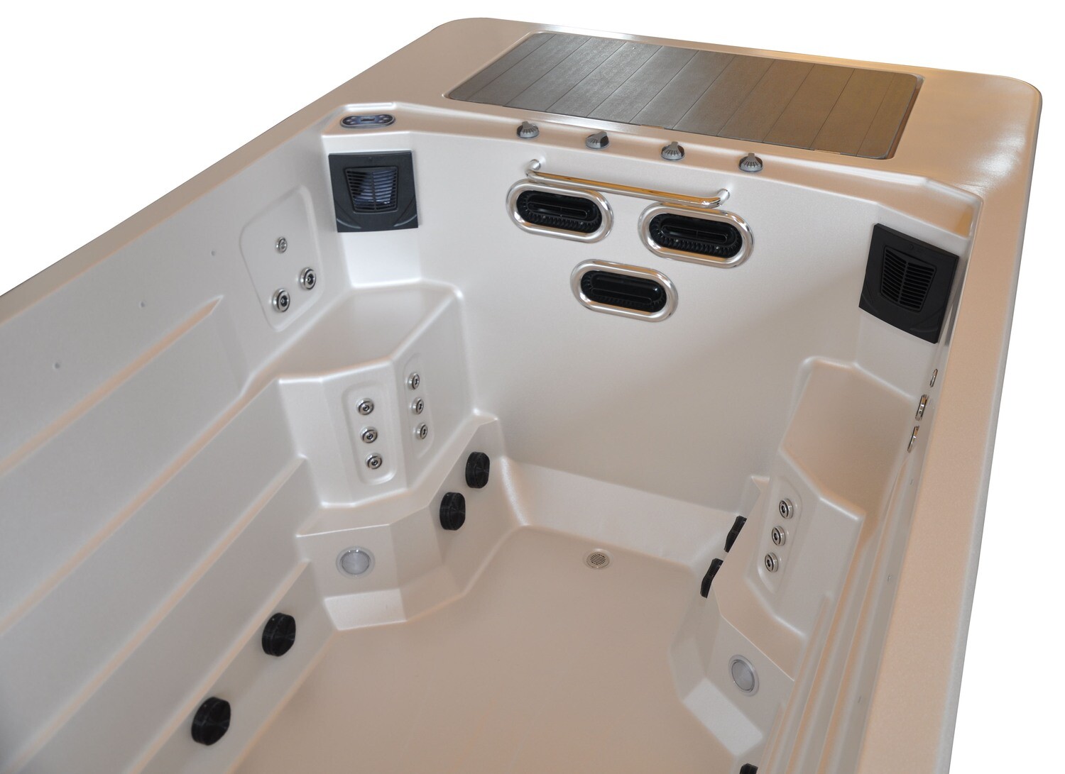 IDEALe SWIMSPA My IDEALe POOL XL 500 of 580cm H=155cm half inbouw of opbouw