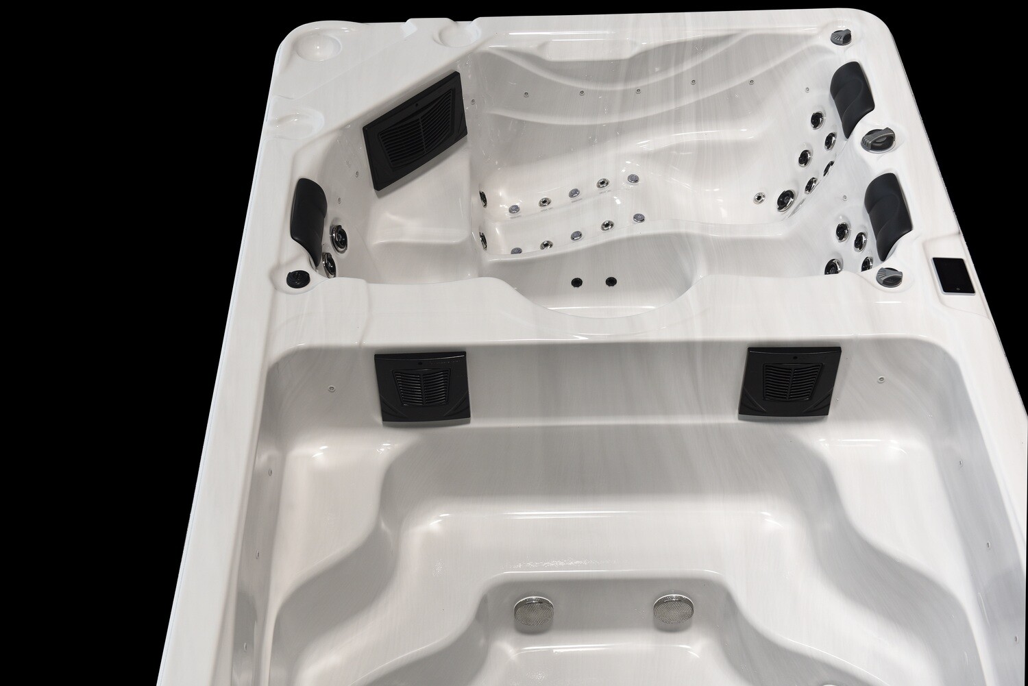 IDEALe SWIMSPA DUO 580cm of 660cm h=156cm half inbouw of opbouw