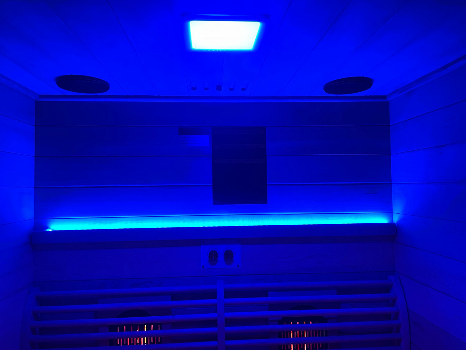 IDEALe InfraSauna LUXE 2 persoons Infrarood cabine Infraroodsauna 125cm x 105cm diep x 200cm hoog