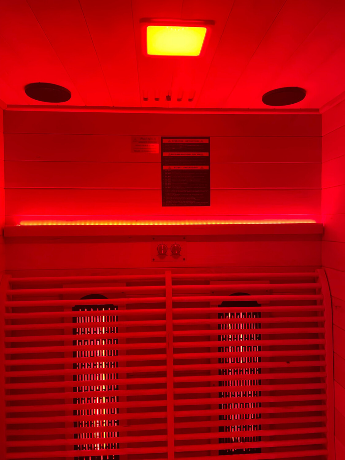 IDEALe InfraSauna LUXE 2 persoons Infrarood cabine Infraroodsauna 125cm x 105cm diep x 200cm hoog