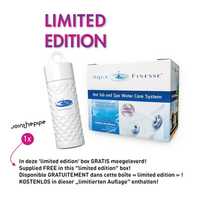Aqua Finesse Hot Tub Spa Water Care Aquafinesse LIMITED EDITION GRATIS herbruikbare waterfles