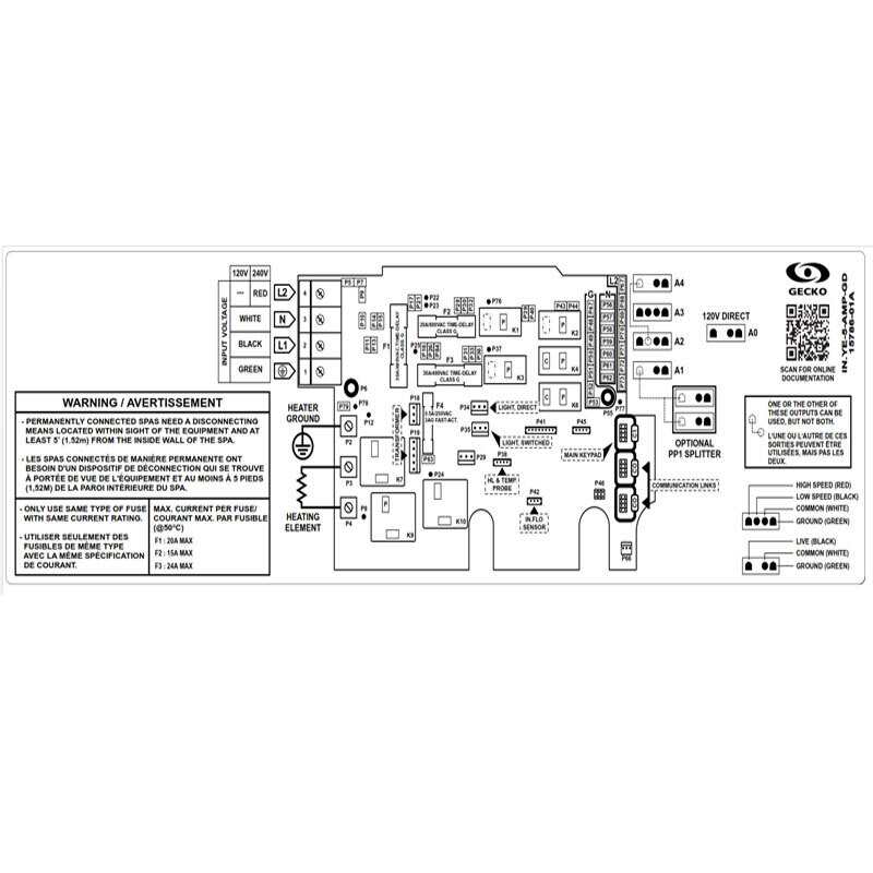 Gecko AeWare in.YE5 besturingssysteem Wifi Ready 5 uitgangen