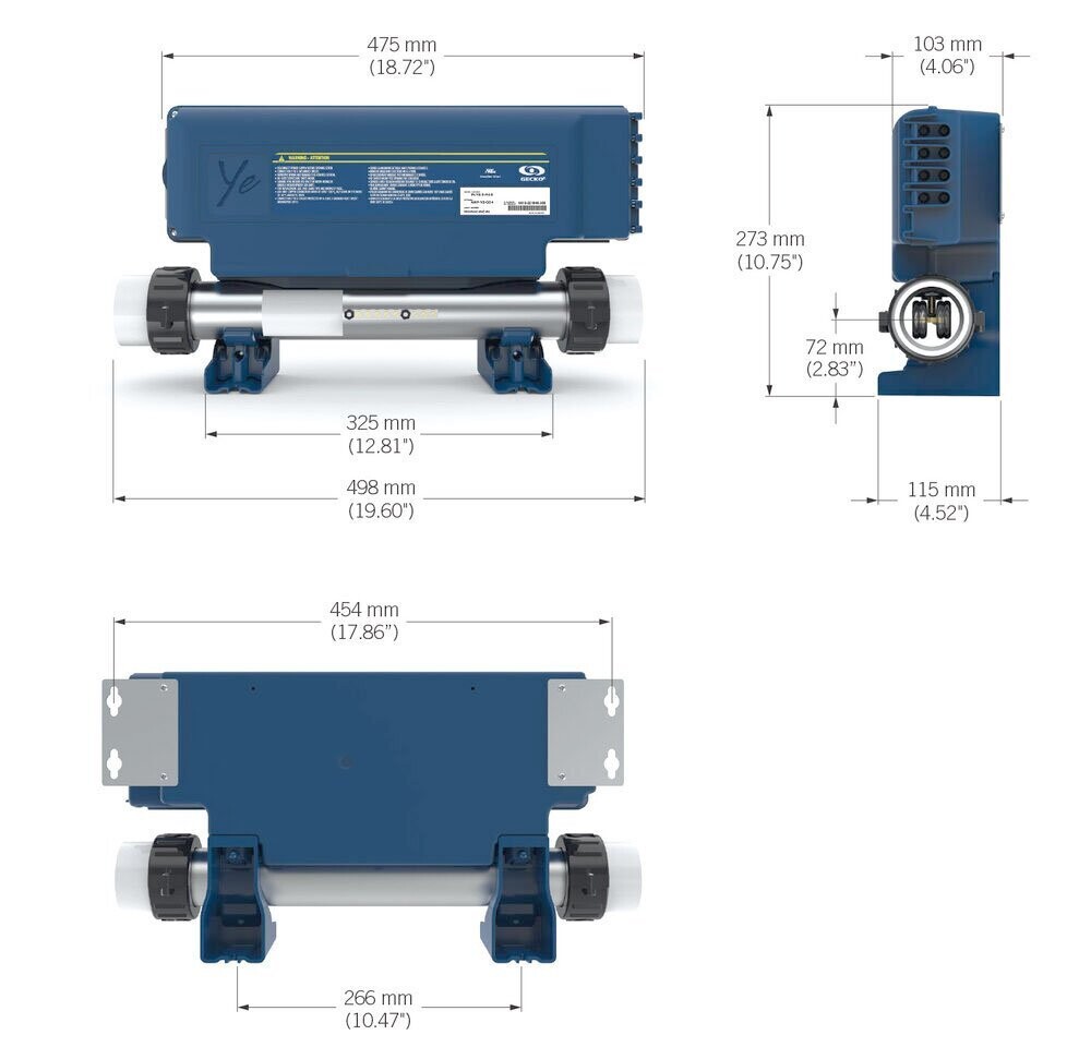 Gecko AeWare in.YE3  V3 besturingssysteem Wifi Ready, 3 uitgangen