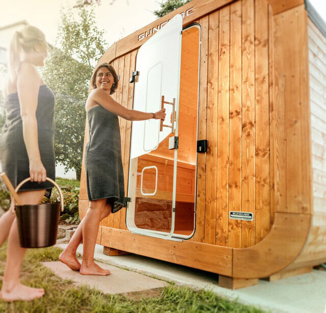 SUNCUBE Sauna Outdoor B227 x H237 x D227 of D347cm