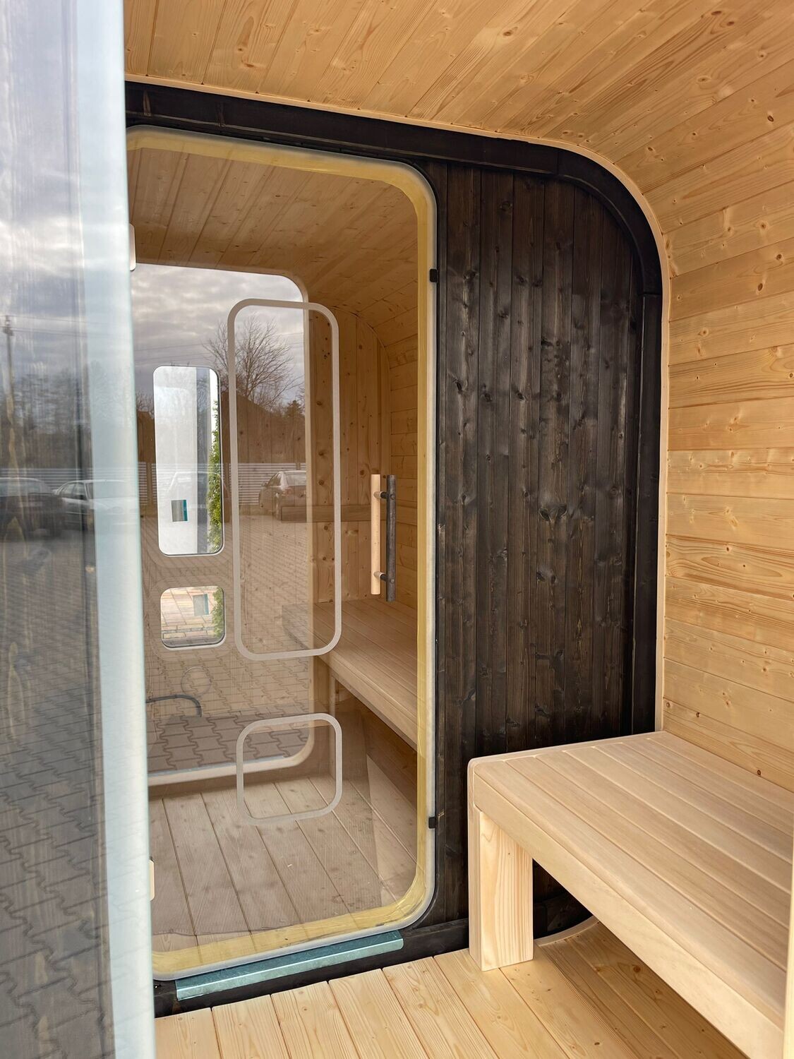 SUNCUBE Sauna Outdoor B227 x H237 x D227 of D347cm