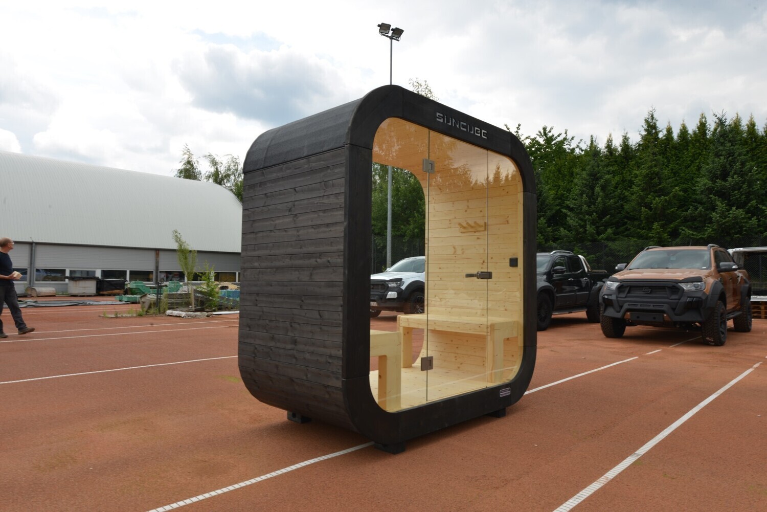 SUNCUBE Sauna Outdoor B227 x H237 x D227 of D347cm