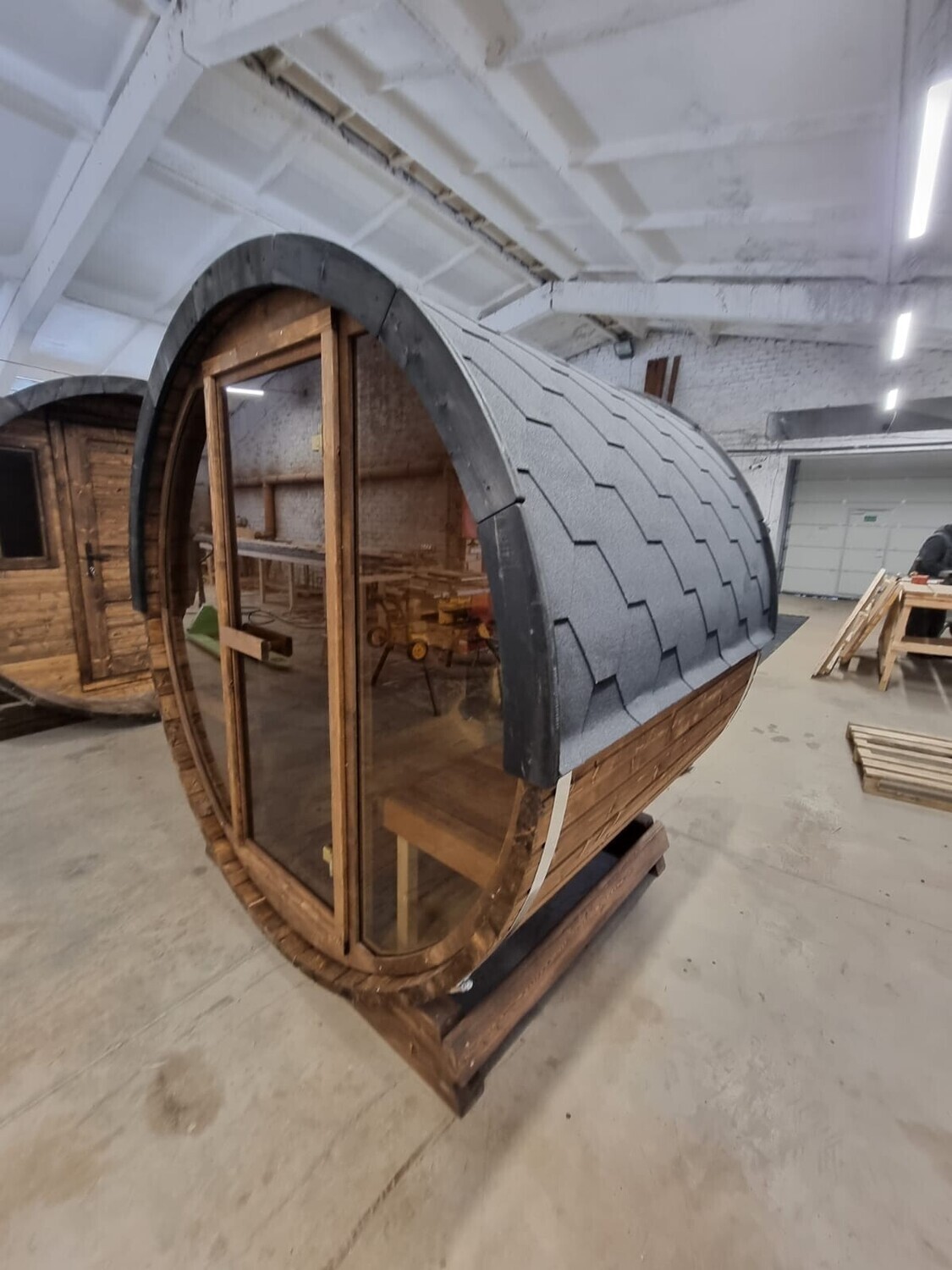 BARREL Sauna Outdoor ø205cm Lengte naar keuze