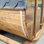 BARREL Sauna Outdoor ø205cm Lengte naar keuze