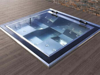 WELLNESS SPA MASSAGE BAD Rond Inbouw of opbouw whirlpool