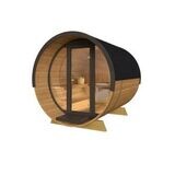 BARREL ECO Sauna infrarood Outdoor H=220cm ø205cm Lengte naar keuze