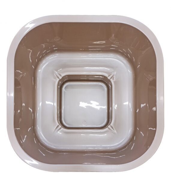 Hot tub SQUARE IN Outdoor 220x220cm 7/8 personen Hout gestookte inbouwkachel