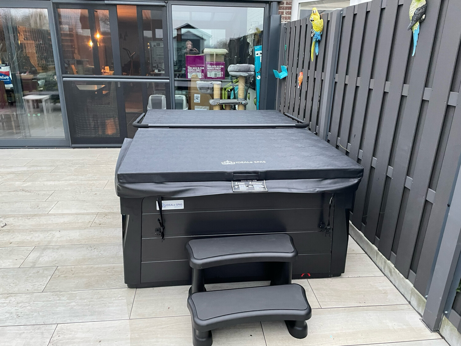 IDEALe SPAS BARCELONA OMBOUW ZWART