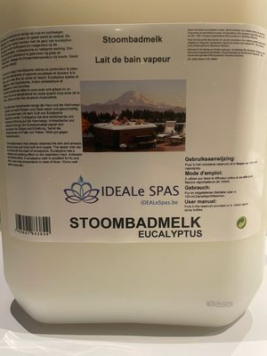 IDEALe SPAS STOOMBADMELK EUCALYPTUS LAIT DE BAIN VAPEUR
