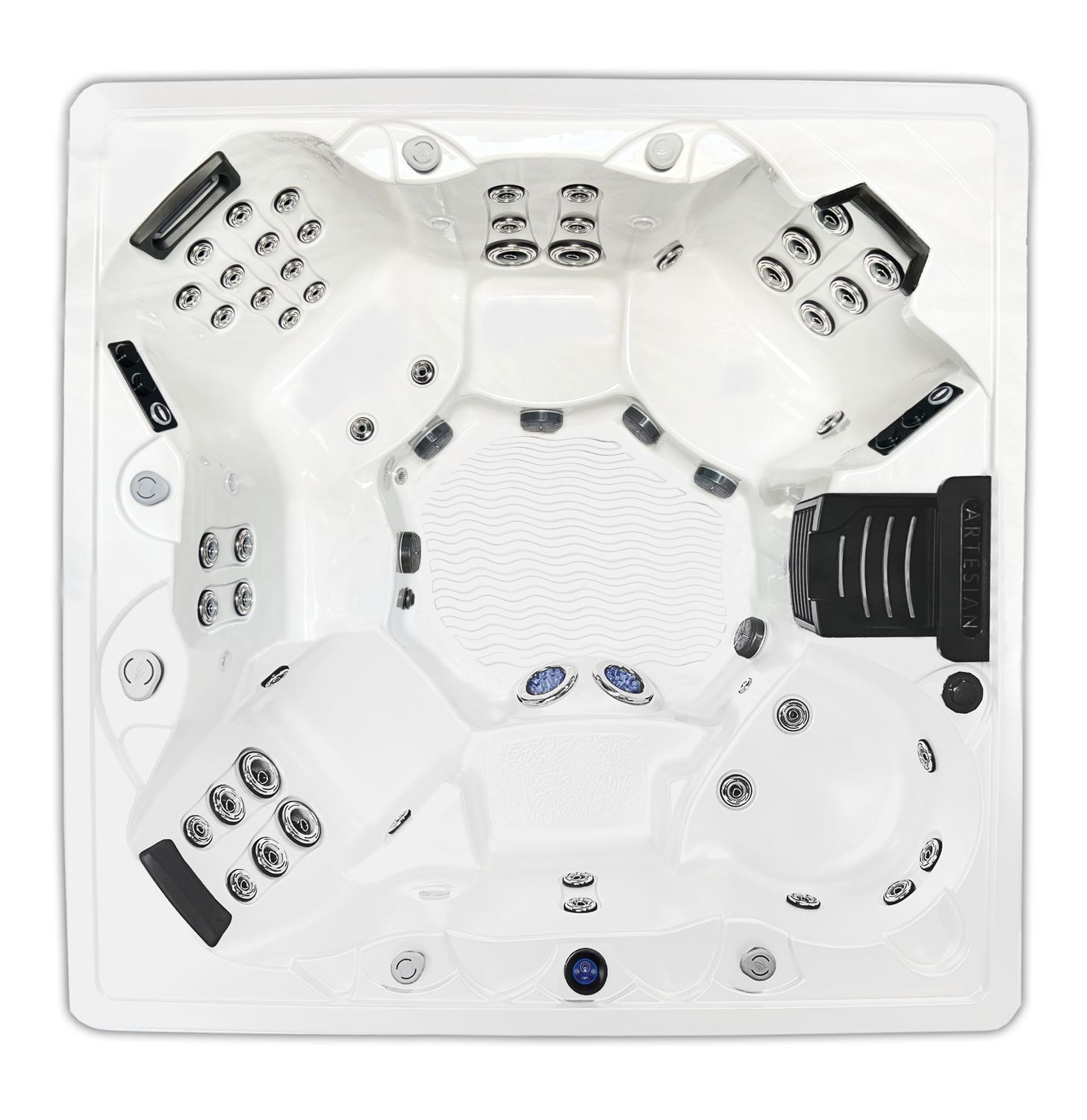 Island Spas Captiva 52 of 44  of 32jets 213x213x91 cm