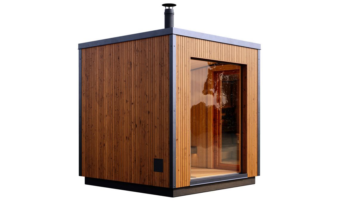 SQUARE ECO Sauna Outdoor 225cm x 230cm H=255cm