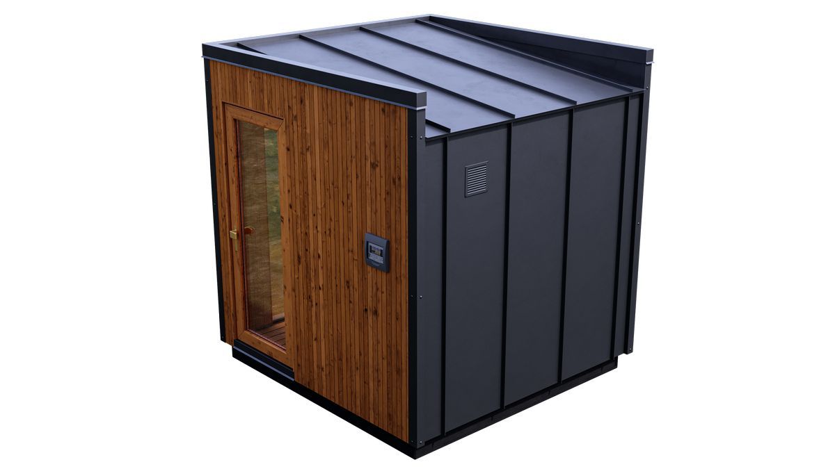 SQUARE ECO Sauna Outdoor 225cm x 230cm H=255cm