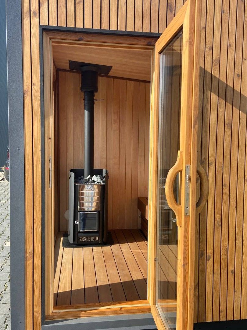 SQUARE ECO Sauna Outdoor 225cm x 230cm H=255cm