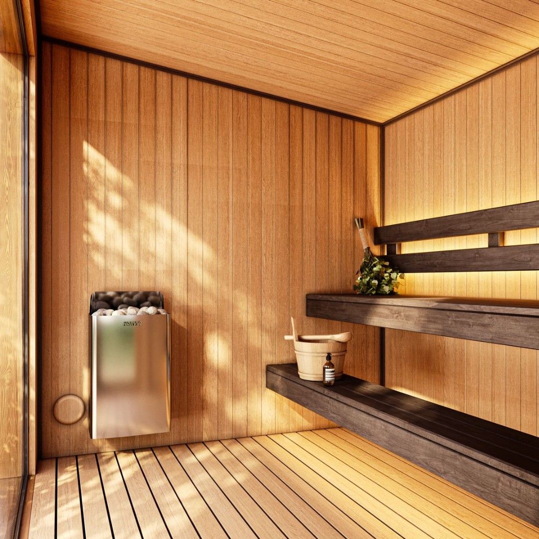 SQUARE ECO Sauna Outdoor 225cm x 230cm H=255cm