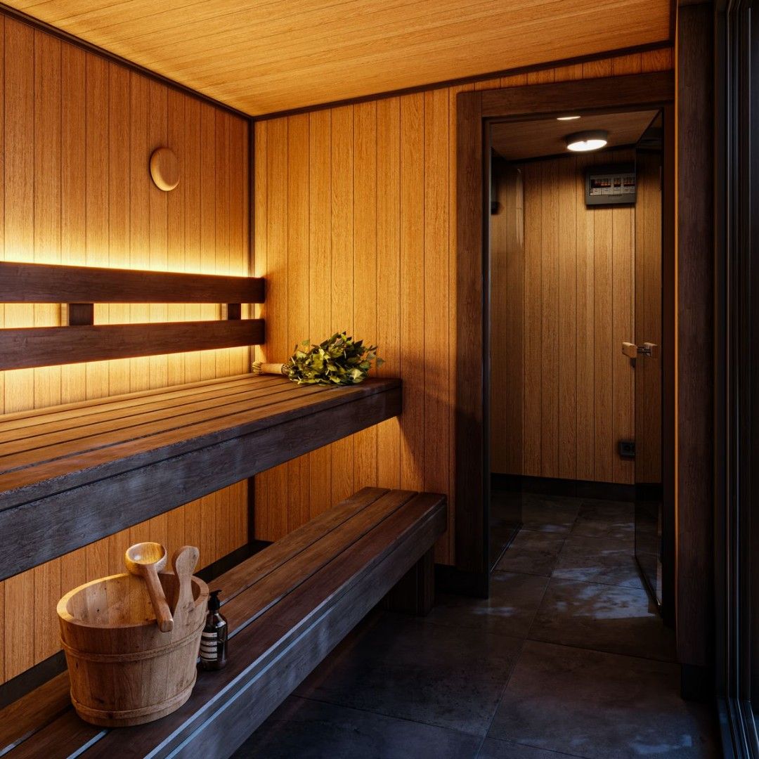 SQUARE Sauna House Outdoor  255cm of groter x 220cm x H=250cm