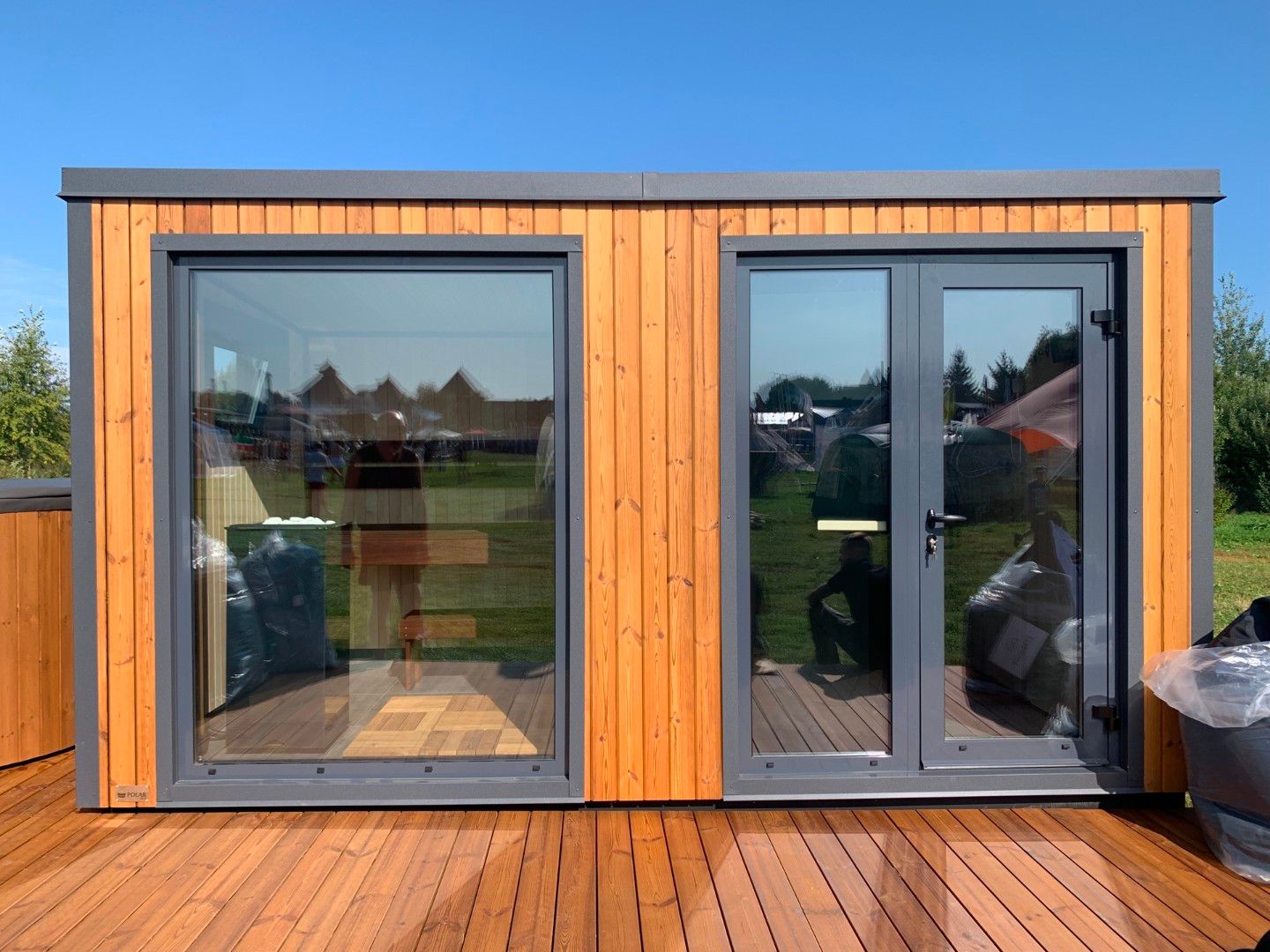 SQUARE Sauna House Outdoor  255cm of groter x 220cm x H=250cm