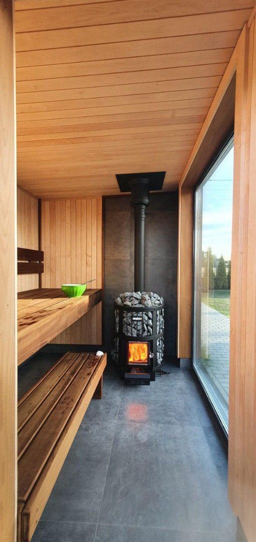 SQUARE Sauna House Outdoor  255cm of groter x 220cm x H=250cm