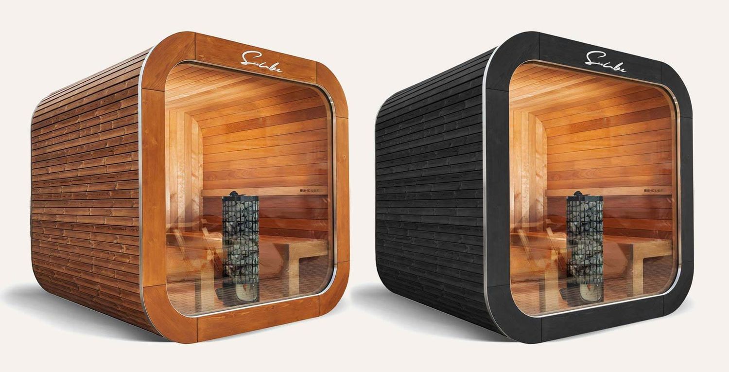 SUNCUBE Sauna Outdoor B227 x H237 x D227 of D347cm