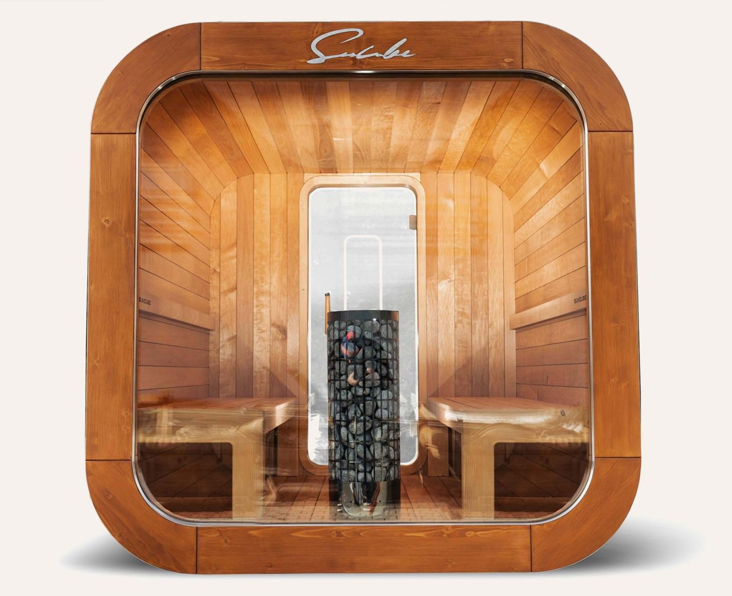 SUNCUBE Sauna Outdoor B227 x H237 x D227 of D347cm