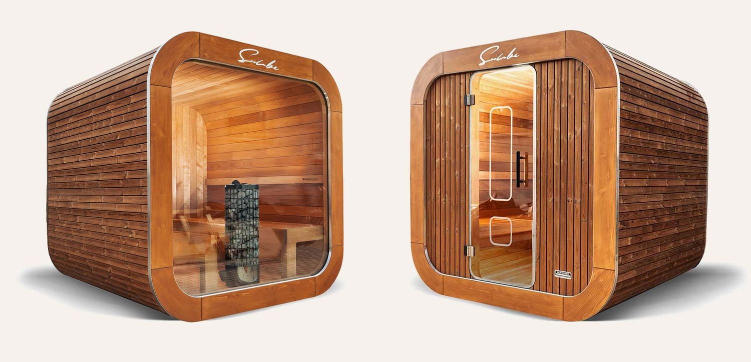 SUNCUBE Sauna Outdoor B227 x H237 x D227 of D347cm