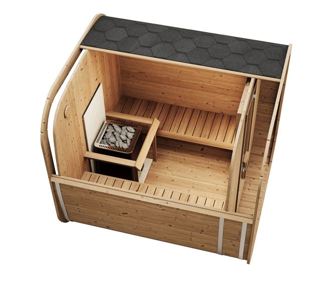 CUBE Sauna Outdoor naar uw keuze