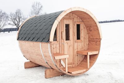 BARREL Sauna Outdoor 250cm ø220cm BARREL Sauna Outdoor 250cm ø220cm