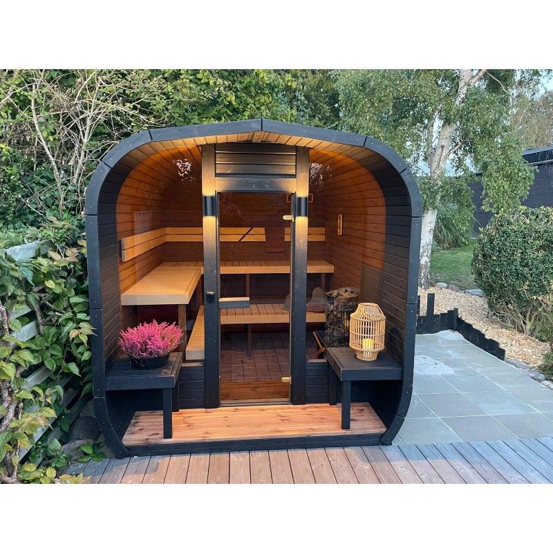 CUBE Sauna Outdoor naar uw keuze