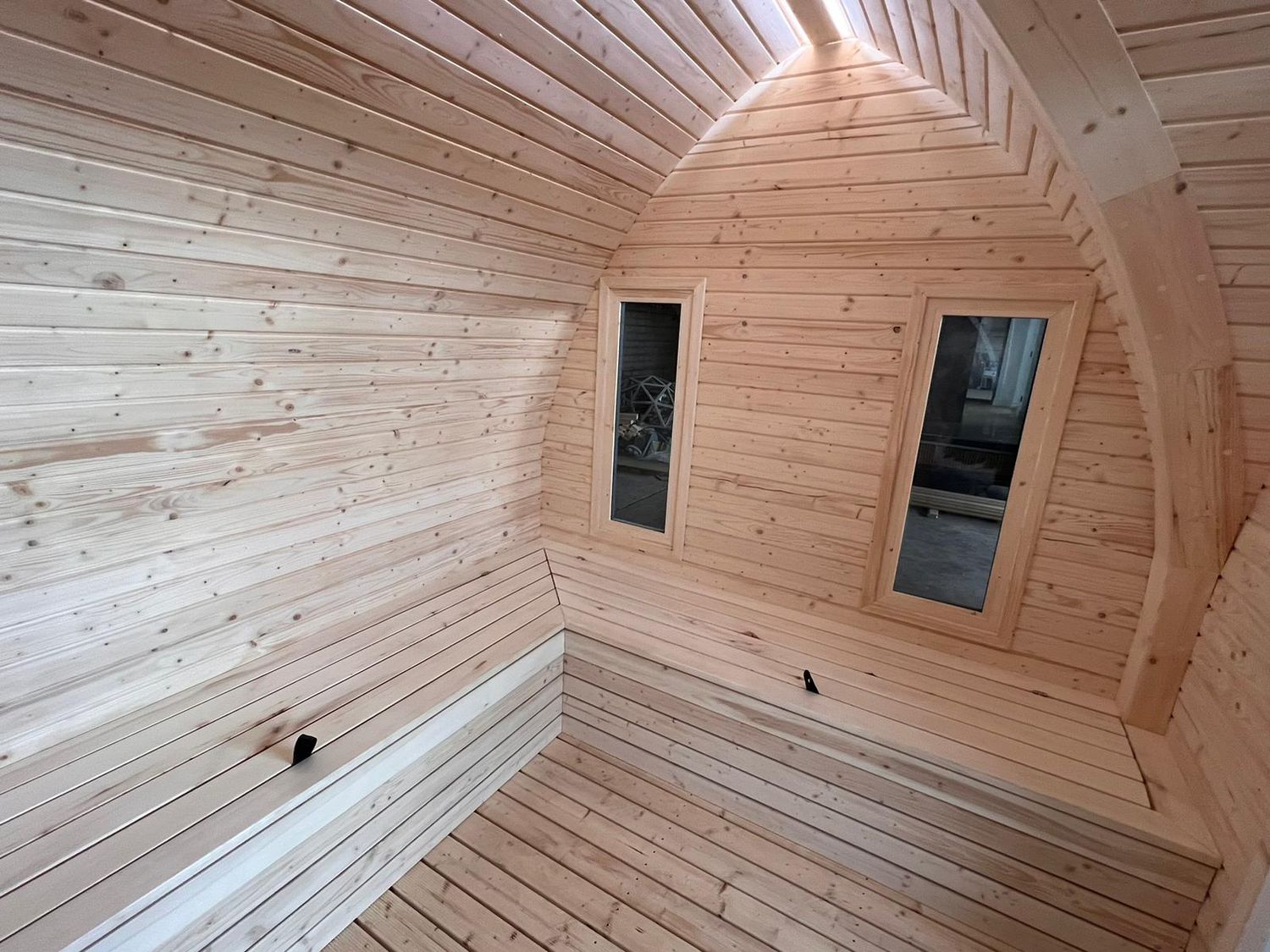 NATURE Sauna Outdoor H=240cm B=240cm Lengte naar keuze