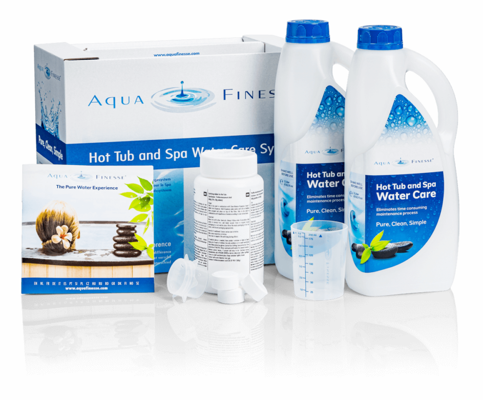 Aqua Finesse Hot Tub Spa Water Care + GRATIS GEUR per 2 Aquafinesse pakketten