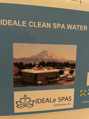 IDEALE CLEAN SPA WATER ONDERHOUD PAKKET 4 LITER VOOR JACUZZI SPA ZONDER CHLOOR