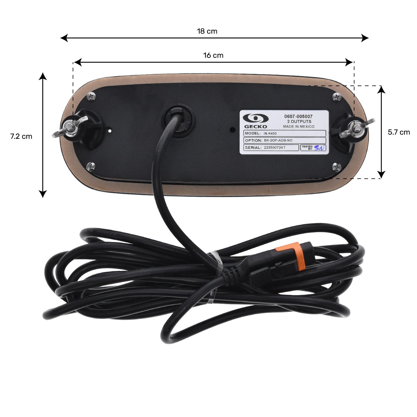 Gecko in.K450 bedieningspaneel Display Control Panel