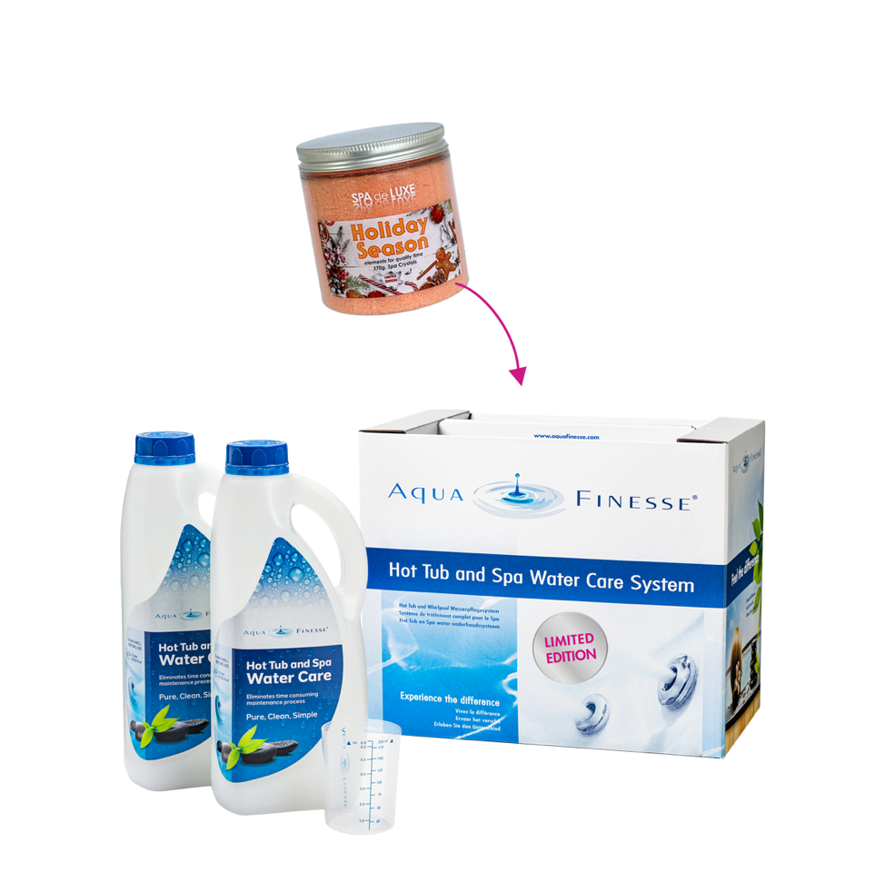 Aqua Finesse Hot Tub Spa Water Care + GRATIS GEUR per 2 Aquafinesse pakketten