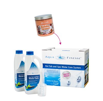 Aqua Finesse Hot Tub Spa Water Care + GRATIS GEUR per 2 Aquafinesse pakketten Aqua Finesse Hot Tub Spa Water Care + GRATIS GEUR per 2 Aquafinesse pakketten