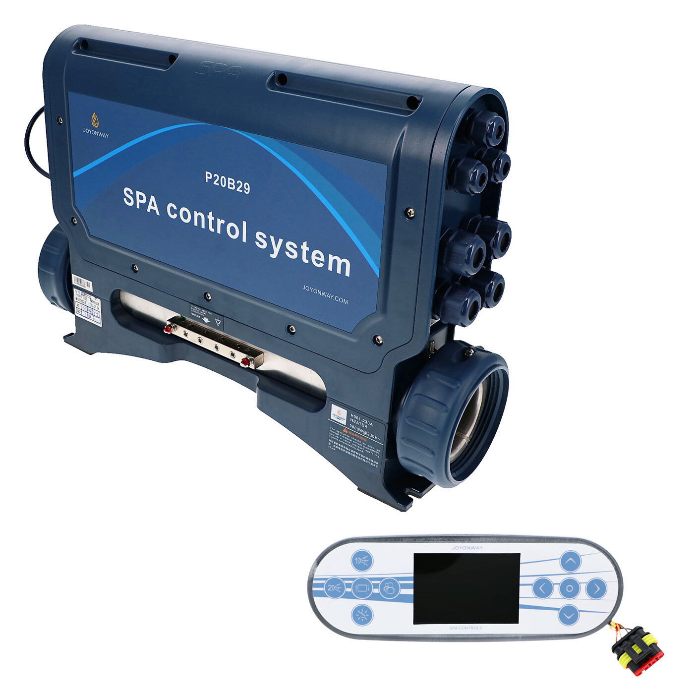 Spa Renovatie Pack Spa Renovatieset tot 4 pompen, besturingssysteem, verwarmer, digitaal paneel