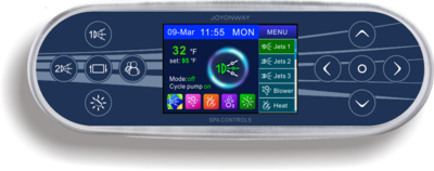 Spa Renovatie Pack Spa Renovatieset tot 4 pompen, besturingssysteem, verwarmer, digitaal paneel