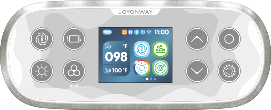 Spa Renovatie Pack Spa Renovatieset tot 4 pompen, besturingssysteem, verwarmer, digitaal paneel