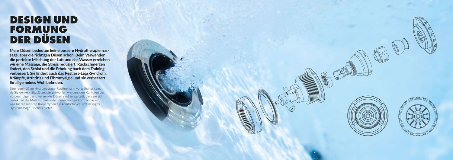 IDEALe Spas EXCELLENT210 POWER+ 210x210x95cm 59jets 3 pompen