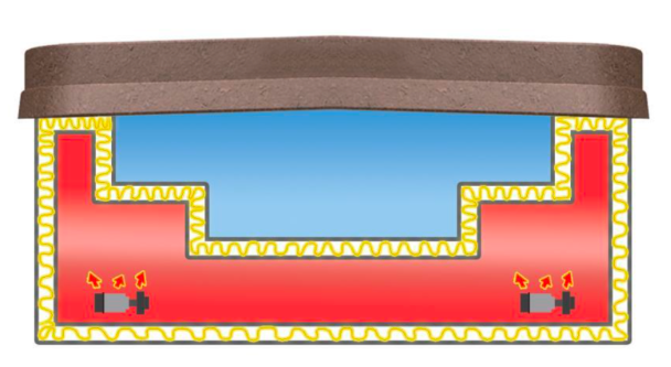 IDEALe Spas Diamant ALROSA SPECTACLE 220x220x95 67jets 3pompen