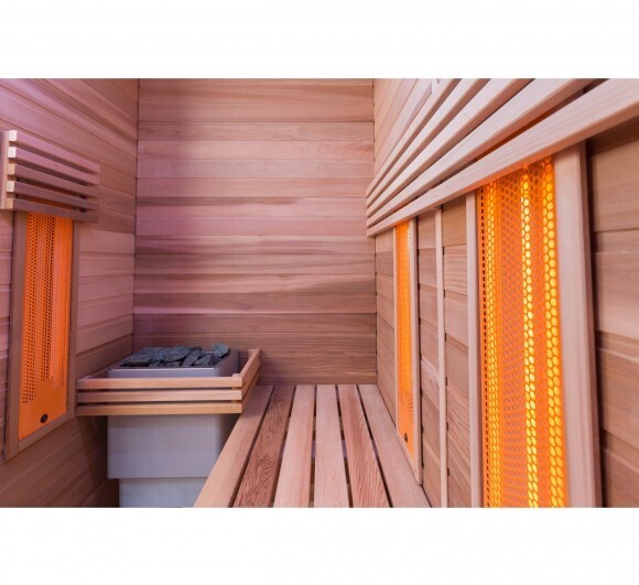 INFRAWAVE Combi Infrarood cabine 200 x 124 x 202cm