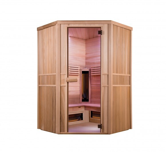 INFRAWAVE Infrarood cabine 132 x 132 x 202cm