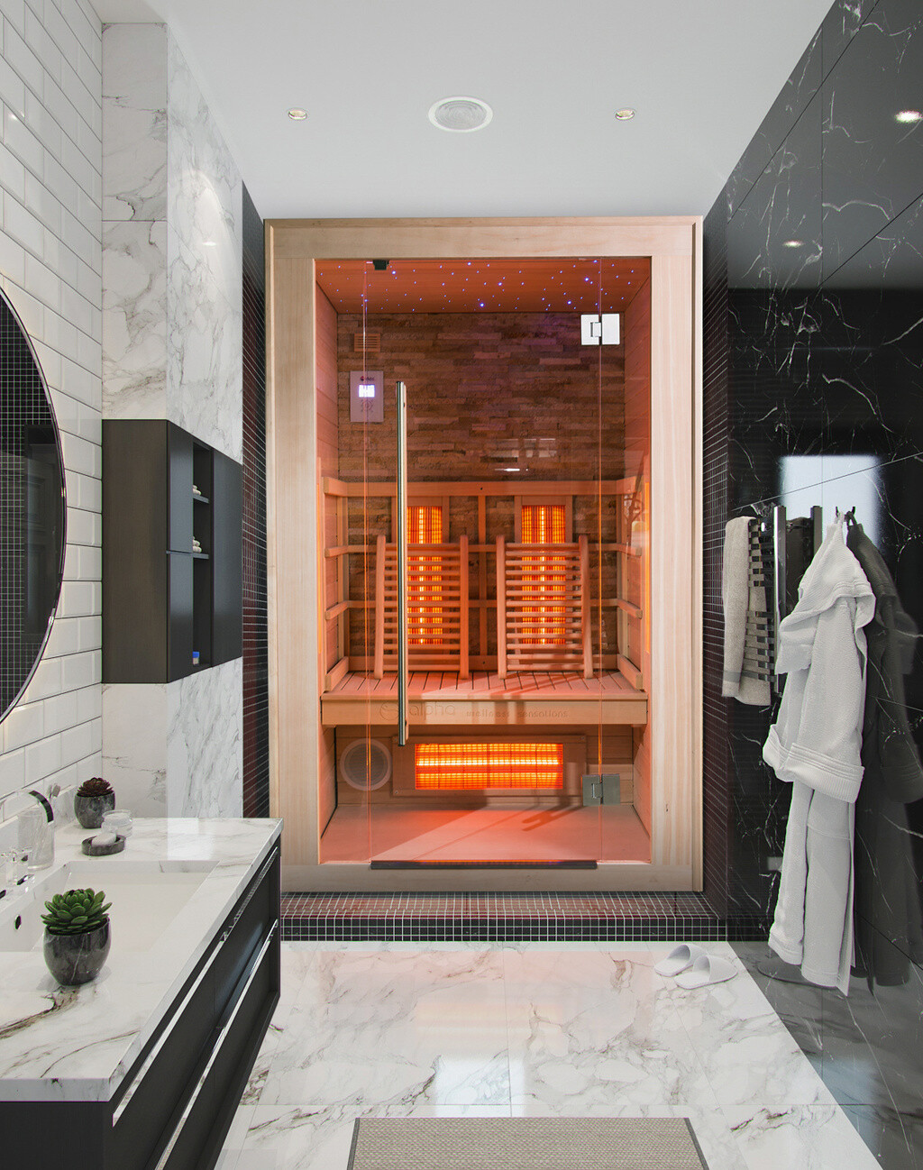 Chaleur de Luxe Infrarood cabine Infraroodsauna