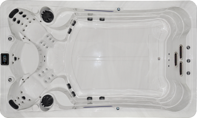IDEALe SWIMSPA My Sea Premium 400cm of 466cm h=155cm OF h=120cm half inbouw of opbouw IDEALe SWIMSPA My Sea Premium