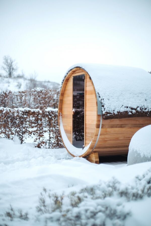 BARREL Sauna Outdoor ø215cm 240cm - 270cm - 300cm BARREL Sauna Outdoor ø215cm 240cm - 270cm - 300cm