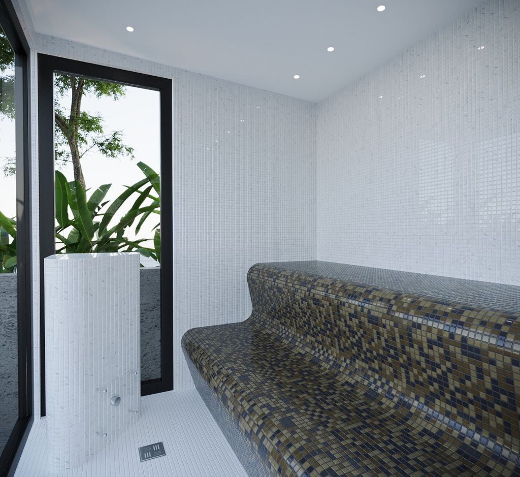 LUXURY Outdoor Steam of Sauna 245cm of 305cm