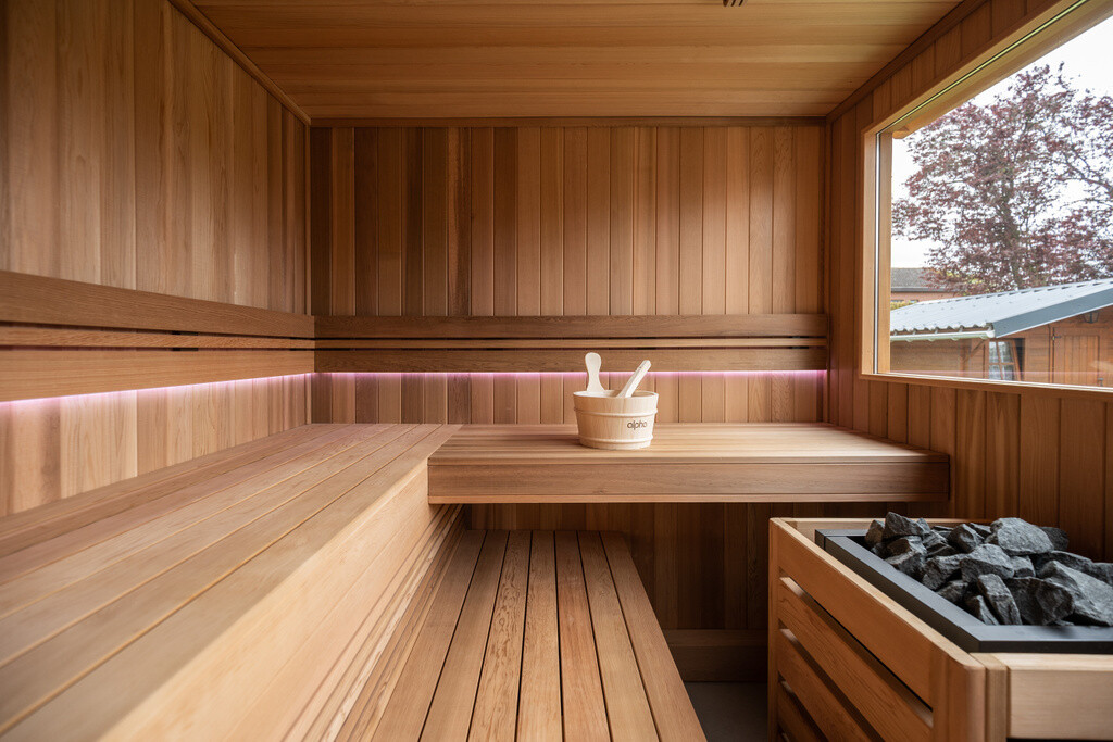 CHALEUR buiten Sauna 260cm x 210cm